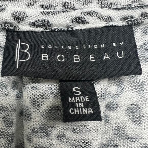 Bobeau Animal Print Women's Feminine Timeless Relaxed Classic Top Size Small - Picture 2 of 12